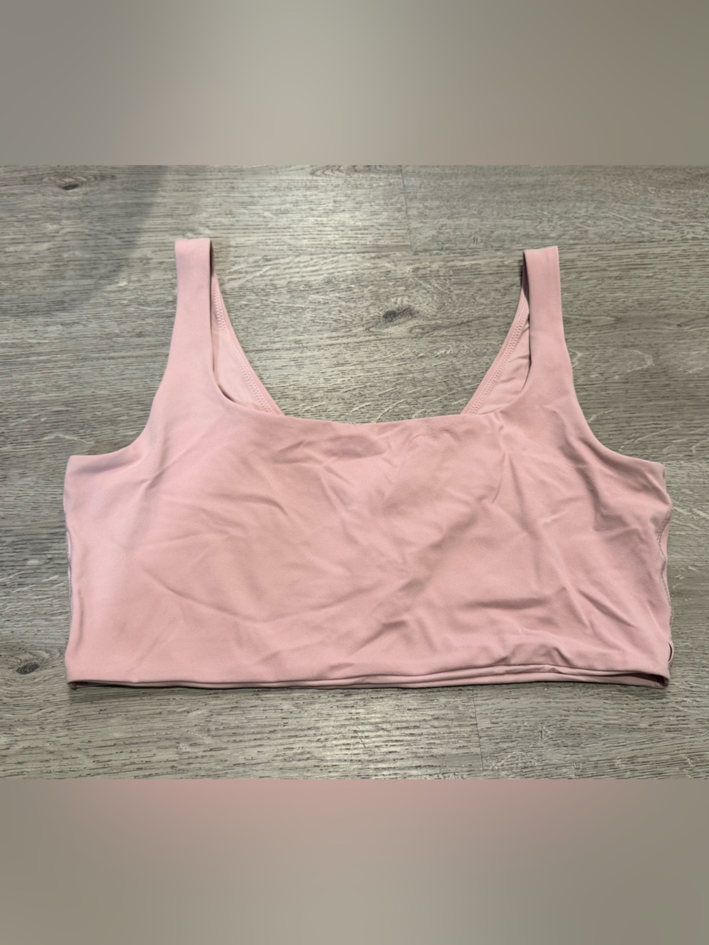 Lululemon Bend This Scoop and Square Bralette in STRAWBERRY MILK
